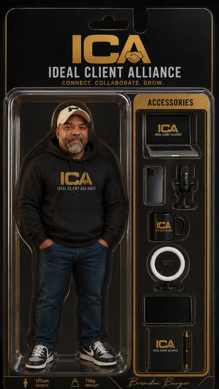 Branded creator kit created by ICA member Brendon Burger